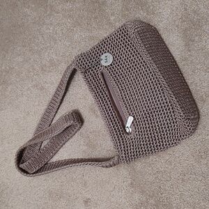 The Sak light brown knit purse